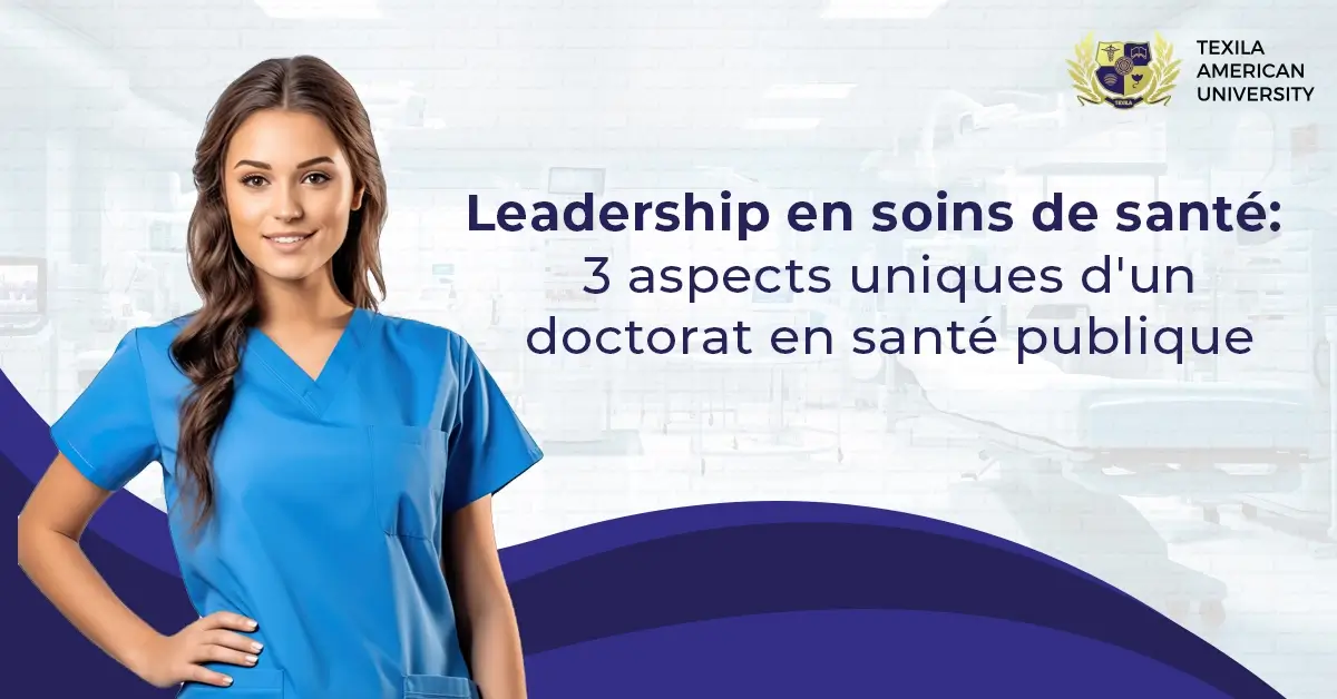 Leadership en soins de santé : 3 aspects uniques d'un doctorat en santé publique